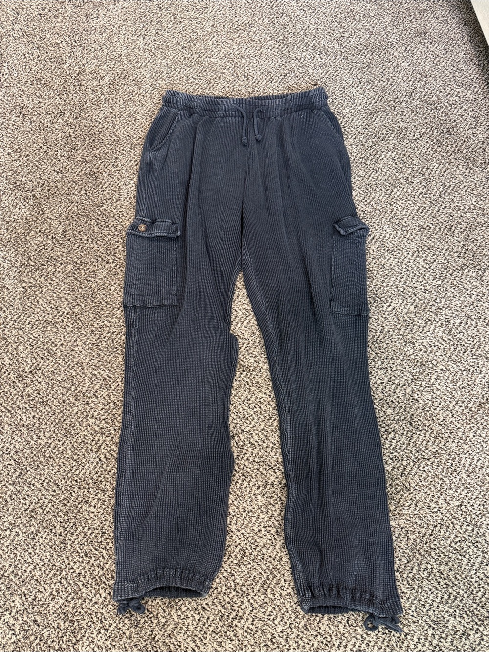 Double zero waffle knit jogger
